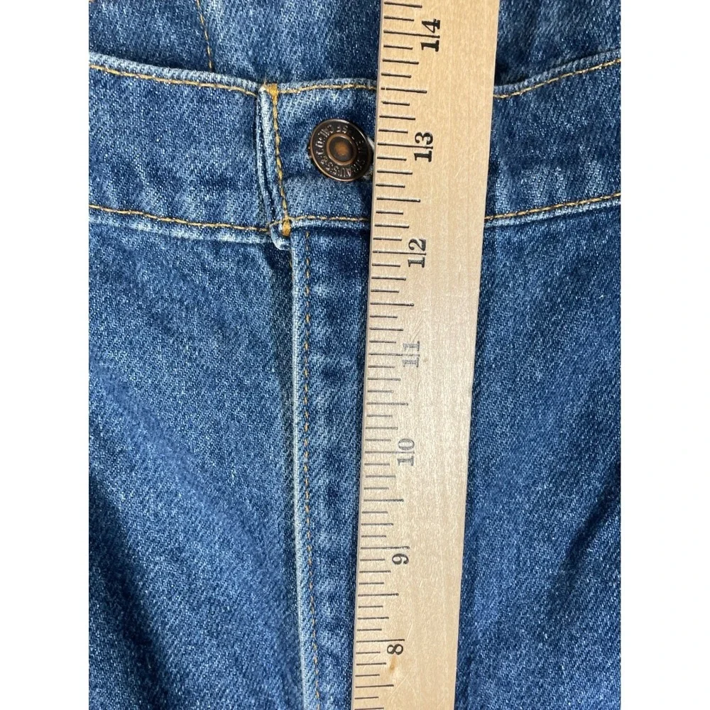 Levis 505 Orange Tab Jeans Mens 42x32 Regular Fit Straight Leg USA Blue Vintage